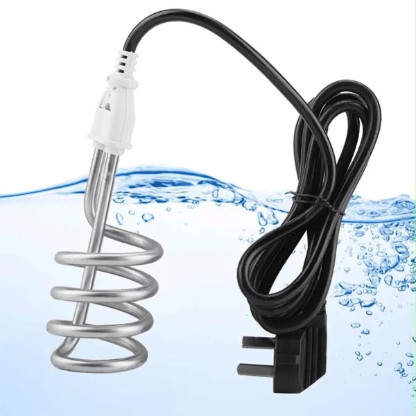 Immersion Water Heater 2500 Watt – Stainless Steel Electric Water Heating Rod for Home & Bathroom