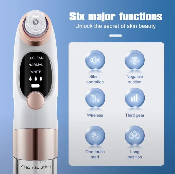 Rechargeable Blackhead Remover Pore Cleaner