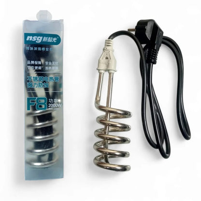 Immersion Water Heater 2500 Watt – Stainless Steel Electric Water Heating Rod for Home & Bathroom